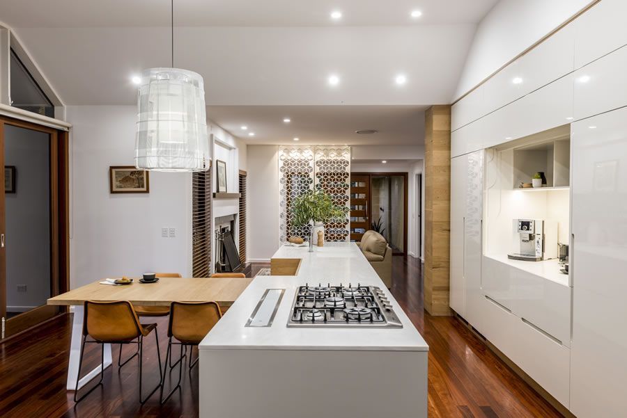Foto: Reprodução / <a href="http://www.darrenjames.com.au/projects/kitchens/mount-gravatt" target="_blank">Darren James</a>