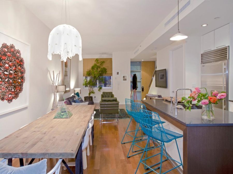 Foto: Reprodução / <a href="http://www.hgtv.com/design/rooms/kitchens/kitchen-bar-stool-painting-ideas" target="_blank">HGTV</a>