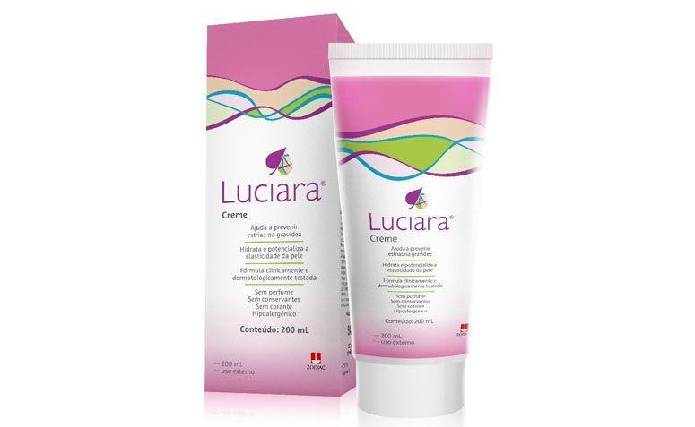 Creme Luciara Preventivo Contra Estrias para Gestante por R$76,75 na <a href="http://www.drogariasaopaulo.com.br/creme-luciara-de-tratamento-preventivo-contra-as-estrias-para-gestante-200ml/p" target="blank_">Drogaria São Paulo</a>