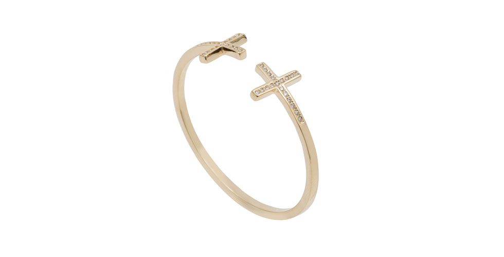 <p>Bracelete dourado – Raphael Falci por R$418 na Loja OQvestir.</p>