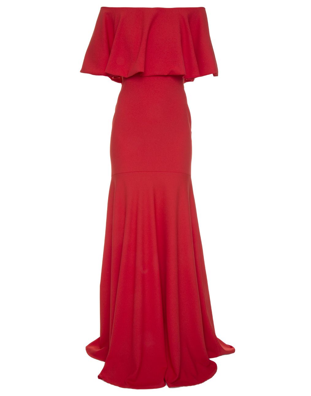 Vestido longo vermelho com decote ombro a ombro Candy Brown por R$2.500 na <a href="http://www.gallerist.com.br/vestido-longo-giulia-candy-brown-10398.aspx/p" target="blank_">Gallerist</a>