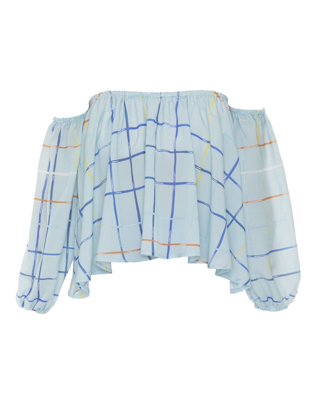 Cropped com decote ombro a ombro Artsy Brasil por R$437 na <a href="http://www.gallerist.com.br/cropped-gipsy-print-artsy-11107.aspx/p" target="blank_">Gallerist</a>