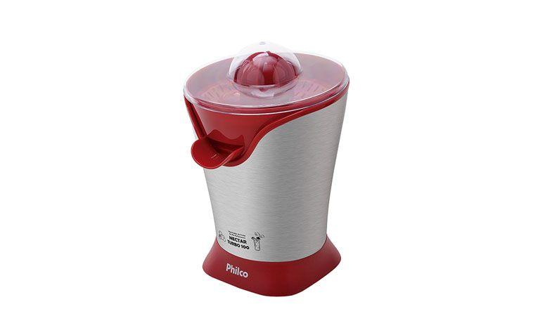 Espremedor de frutas por R$89,51 na <a href="http://www.submarino.com.br/produto/122578847/espremedor-de-frutas-philco-nectar-turbo-100-vermelho" target="blank_">Submarino</a>