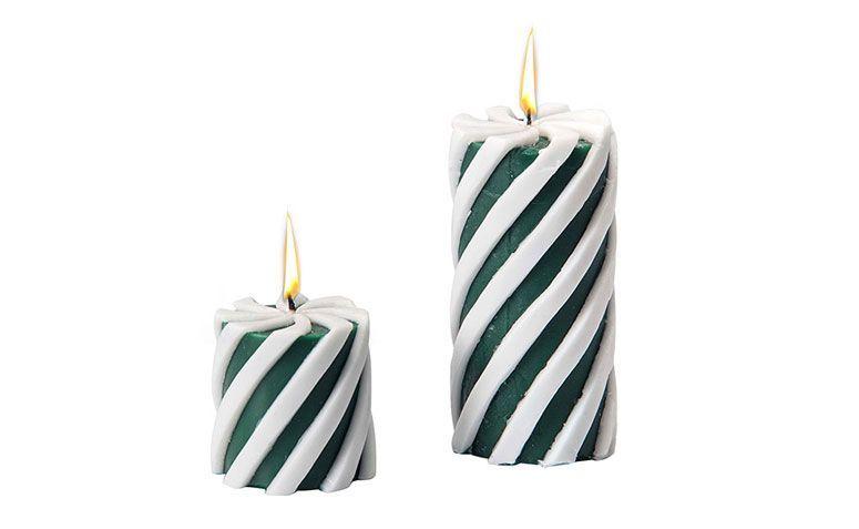 blanco y verde velas de Navidad para $ 44.10 en los EE.UU.