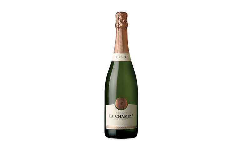 Espumante La Chamiza Brut por R$39,00 na <a href="https://www.wine.com.br/prod11610.html" target="blank_">Wine</a>