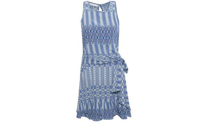 Vestido seda azulejo azul Ateen por R$858 na <a href="http://www.oqvestir.com.br/vestido-seda-azulejo-azul-34408.aspx/p?" target="_blank">Oqvestir</a>
