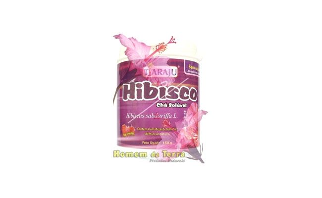Chá de hibisco por R$17,90 na <a href="http://www.homemdaterra.com.br/cha-de-hibisco-soluvel-tiaraju-150gr-p66164/" target="blank_">Homem da Terra</a>