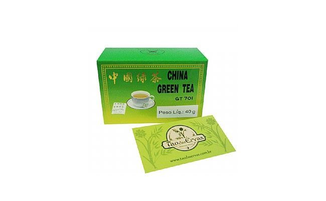 Chá Verde por R$12,90 na <a href="http://taodaservas.com.br/Chas/Chas-em-Saches/cha-verde-20-saches.phtml" target="blank_">Tao das Ervas</a>