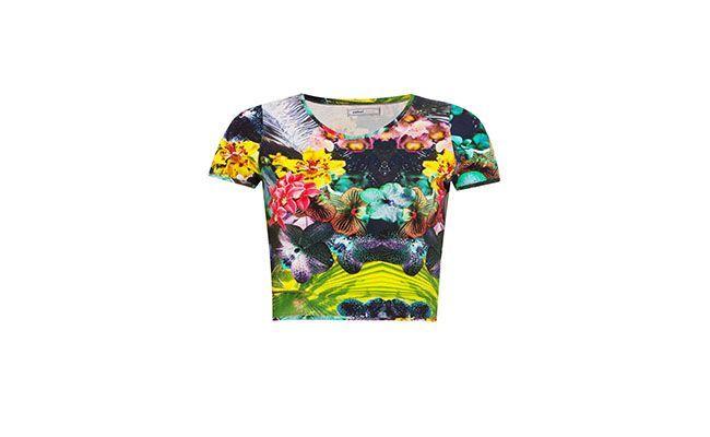 Blusa Cropped Colcci por R$73,90 na <a href="http://www.dafiti.com.br/Blusa-Cropped-Colcci-Slim-Manga-Justa-Fashion-Floral-1290933.html" target="blank_">Dafiti</a>