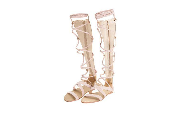 Gladiadora Rosa Chá por R$339,00 na <a href="http://www.oqvestir.com.br/sandalia-rosa-cha-gladiadora-nude-64776.aspx/p" target="blank_">OQVestir</a>