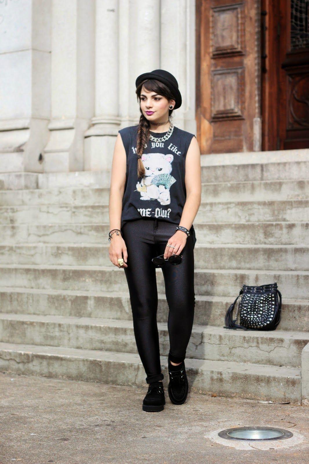 Foto: Reprodução / <a href="http://www.decoturnoespikes.com.br/2015/03/look-do-dia-how-you-like-me-ow.html" target="_blank">De coturno e Spikes</a>