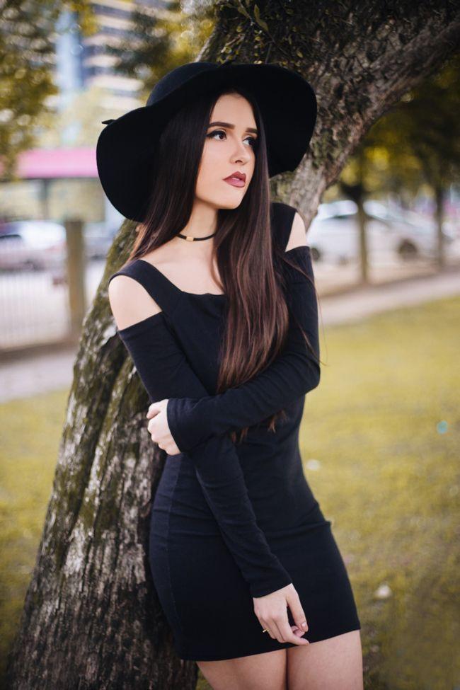 Foto: Reprodução / <a href="http://www.almacamponesa.com/moda/look-do-dia-todo-preto/" target="_blank">Alma Camponesa</a>