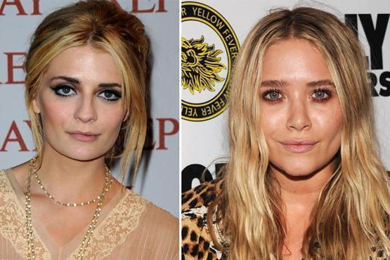 Mischa Barton e Mary-Kate Olsen erraram no lápis para delinear os olhos e ficaram com a aparência cansada