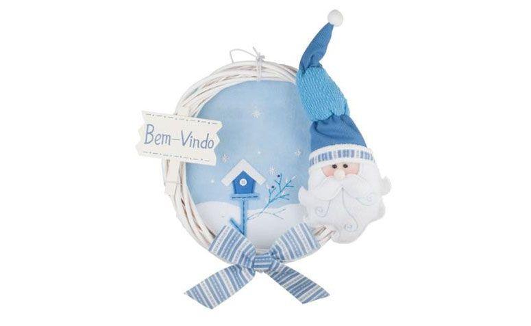 guirnalda azul de Santa Claus por $ 58.14 en extra