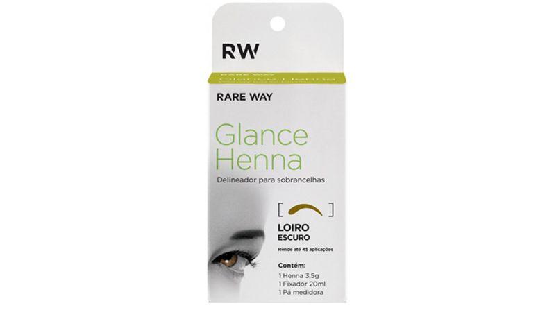 Henna Rare Way por R$30,00 na <a href="https://cdlcenter.com/glance-henna-rare-way-delineador-para-sobrancelhas-castanho-claro/produto/20531-26750-0" target="blank_">CDL Center</a>