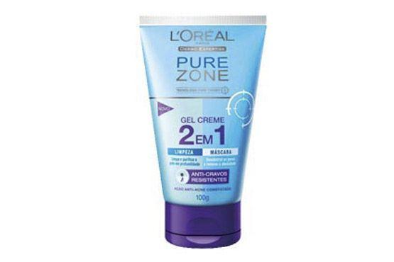 Gel de limpeza e máscara facial. Limpa e purifica a pele, desobstrui os poros em profundidade e remove as células mortas e o excesso de oleosidade, eliminando os cravos (R$ 24,90, na Sack's)