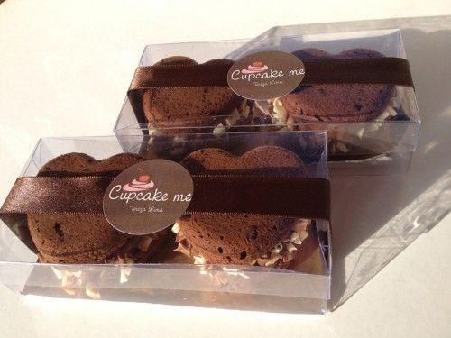 Whoopie pies em formato de coração Foto: Reprodução / <a href=" http://casandoembh.com.br/os-deliciosos-whoopie-pies/" target="_blank">Casando em BH</a>