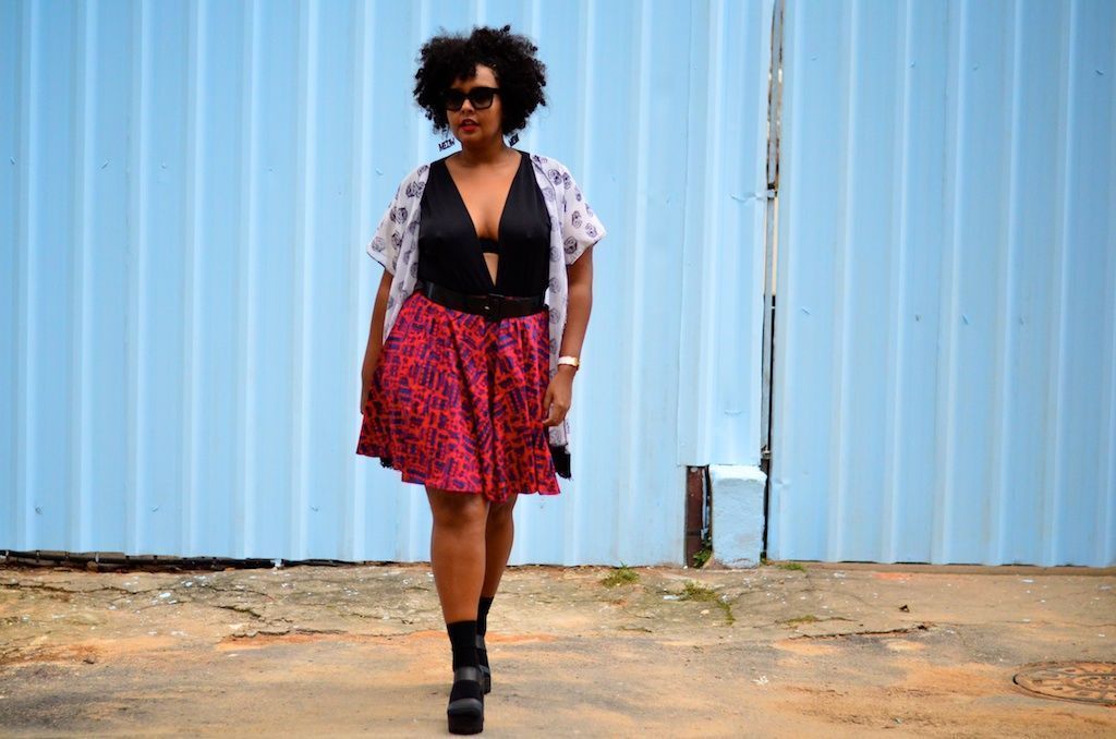 Foto: Reprodução / <a href="http://gisellafrancisca.com/2015/03/22/skater-skirt-kimono/" target="_blank">Gisella Francisca</a>