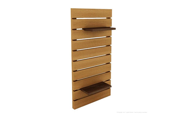 Jardim Suspenso com 2 prateleiras por R$255,03 na <a href="http://www.lojaskd.com.br/jardim-suspenso-com-2-prateleiras-fenix-em-madeira-macica-jatoba-urbe-moveis-117437.html" target="blank_">Lojas KD</a>