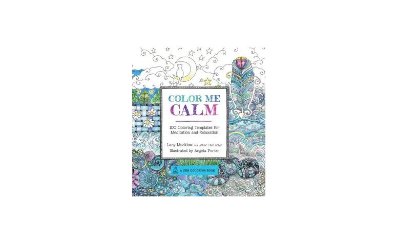 Color me Calm por US$12,89 na <a href="http://www.amazon.com/Color-Calm-Templates-Meditation-Relaxation/dp/1937994775" target="_blank">Amazon</a>