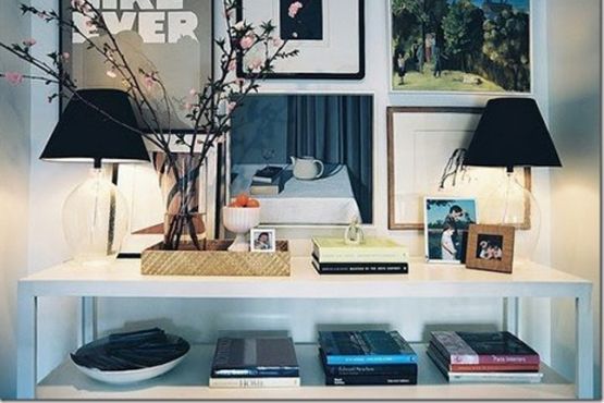 Aproveite seus exemplares preferidos como parte da decoração