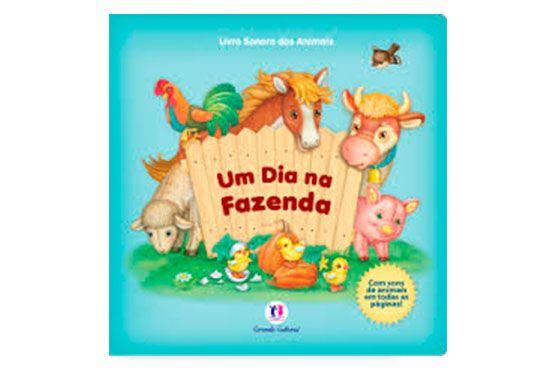 <p>Um dia na fazenda (livro sonoro), de Ciranda Cultural por R$29,90 na <a href="http://www.livrariasaraiva.com.br/produto/4060103"target="_blank"> Saraiva</a></p>