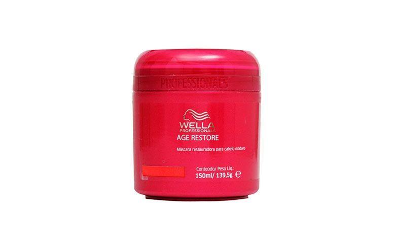 Máscara restauradora Wella Professionals por R$71,90 na <a href="http://www.belezanaweb.com.br/wella-professionals/wella-professionals-age-restore-mascara--tratamento-150ml/#" target="_blank">Beleza na Web</a>