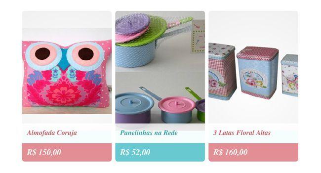<a href="http://www.coisasdadoris.com.br/" target="_blank">Coisas da Doris</a>: A loja Coisas da Doris tem produtos para decorar a sua casa com um toque delicado, feminino e fofo.