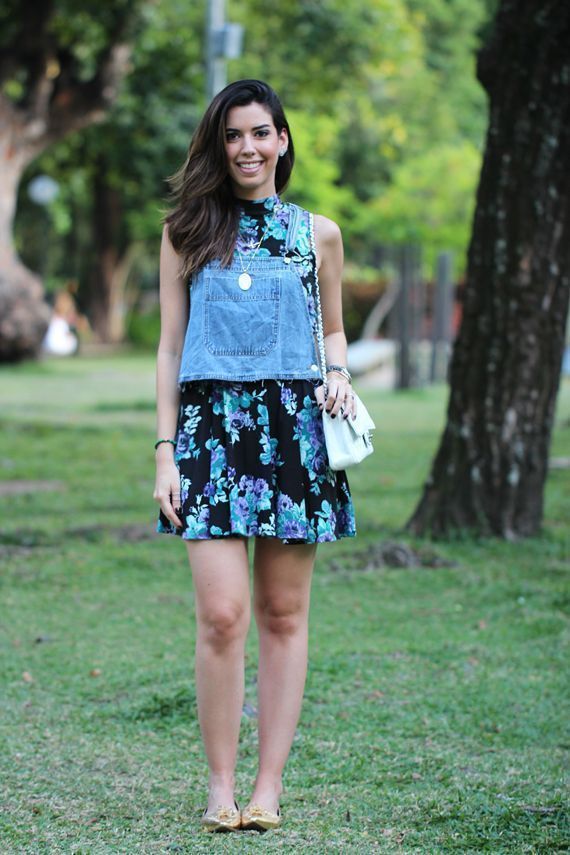 Foto: Reprodução / <a href="http://www.garotasestupidas.com/look-do-dia-floral-e-jeans/" target="_blank">Garotas Estúpidas</a>