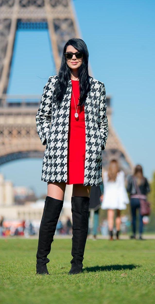 Foto: Reprodução / <a href="http://www.justlia.com.br/2015/11/look-do-dia-estampa-pied-de-poule/" target="_blank">Just Lia</a>