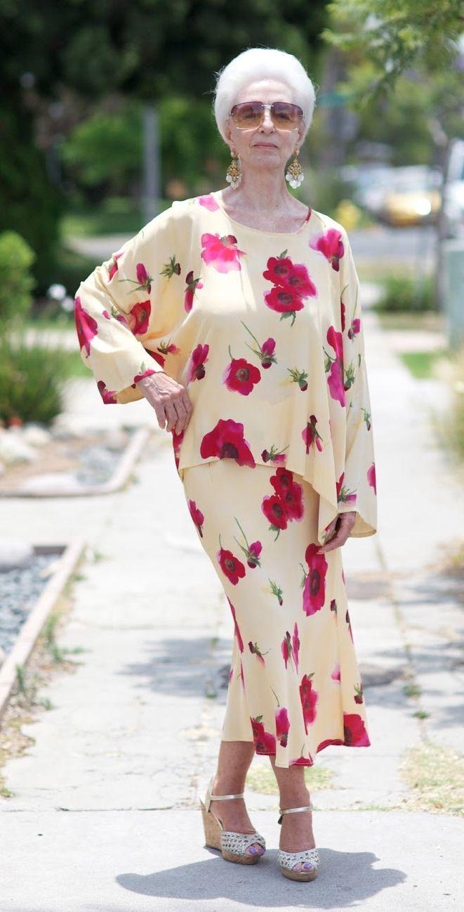 Foto: Reprodução / <a href="http://advancedstyle.blogspot.com.br/2013/07/san-diego-summertime.html" target="_blank">Advanced Style</a>