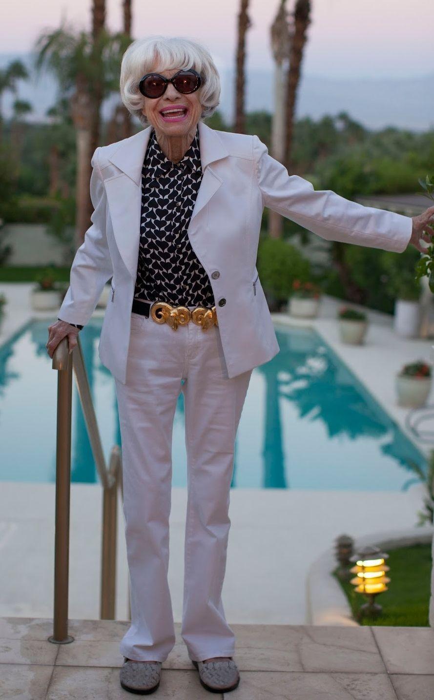 Foto: Reprodução / <a href="http://advancedstyle.blogspot.com.br/2014/10/carol-channing.html" target="_blank"> Advanced Style </a>