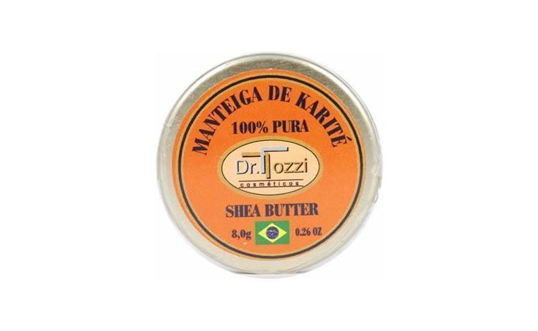 Manteiga de karité 100% pura Dr. Tozzi por R$20,30 na <a href="http://www.drtozzi.com.br/manteigas?product_id=121" target="blank_">Dr. Tozzi</a>