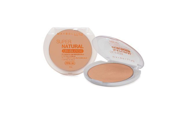Jauhe kompakti SPF 30 Maybelline Super Luonnollinen valo 01 $ 21.50 Charming Cosmetics