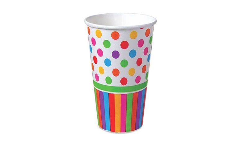 Copo estampado por R$10,85 na <a href="http://www.magazine25.com.br/p/copo-de-papel-junco-happy-colors-330ml---08-unidades" target="blank_">Magazine 25</a>