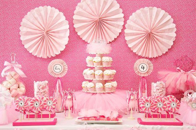 Foto: Reprodução / <a href="http://pizzazzerie.com/parties/childrens-parties/pink-ballerina-birthday-party/" target="_blank">Pizzazzerie</a>