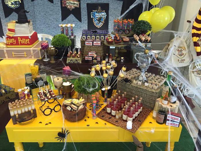 Foto: Reprodução / <a href="http://www.karaspartyideas.com/2015/07/harry-potter-birthday-party-3.html" target="_blank">Kara's Party Ideas</a>