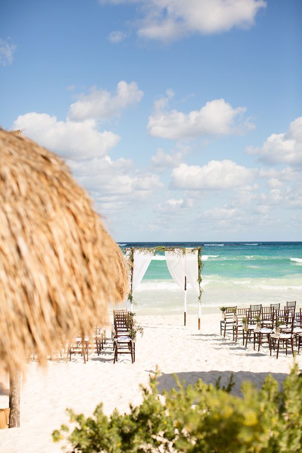 Foto: Reprodução / <a href="http://www.stylemepretty.com/destination-weddings/2015/05/08/destination-tulum-mexico-beach-wedding/" target="_blank">Style me pretty</a>