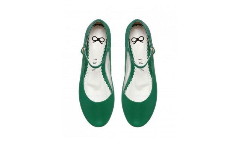 Sapatilha Boneca couro verde por R$ 179,90 na <a href="http://comprar.tutusapatilhas.com.br/sapatilha-inspire-boneca-couro-verde.html " target="_blank"> Tutu Sapatilhas </a>