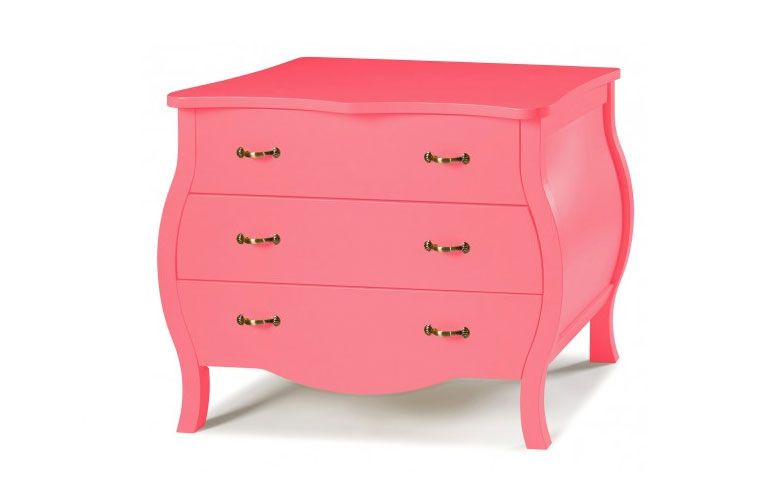 Cômoda Eagle rosa por R$ 1.455,30 na <a href="https://www.minhacasamaisbonita.com.br/loja/comodas/comoda-eagle-rosa" target="_blank">Minha casa mais bonita</a>