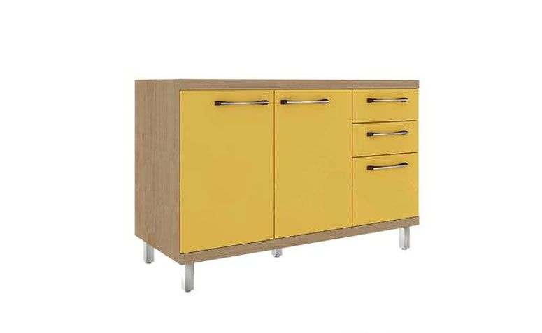Balcão para pia sem tampo por R$ 314,10 na <a href="http://www.lojaskd.com.br/balcao-para-pia-2-portas-e-3-gavetas-sem-tampo-vt-1201-fruits-avela-maracuja-urbe-moveis-110457.html" target="_blank">Lojas KD</a>