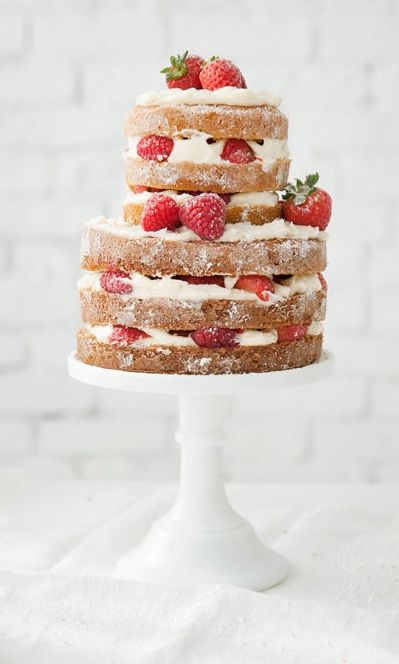 Foto: Reprodução / <a href="http://www.designlovefest.com/2015/02/how-to-make-a-naked-cake/" target="_blank">Desing Love Fest</a>