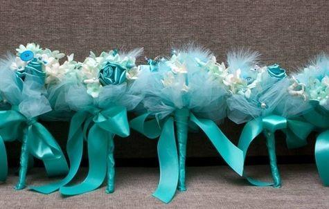 Foto: Reprodução / <a href="http://www.theknot.com/weddings/photo/tiffany-blue-bouquets-102401" target="_blank">The Knot</a>