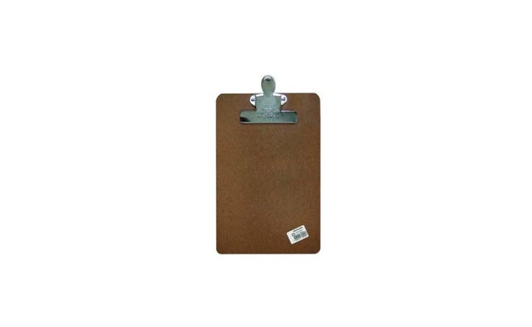 Prancheta simples de madeira por R$2,75 no <a href="http://www.extra.com.br/Papelaria/EscolarEscritorio/Pranchetas/Prancheta-Duratex-Oficio-1008675-4791953.html?" target="_blank">Extra</a>