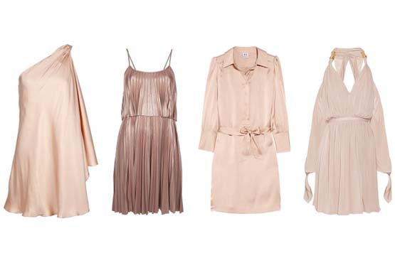 Sugestões de roupas com tons que combinam com ouro rosa