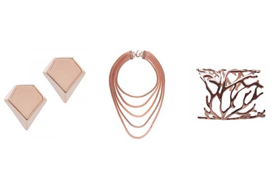 Brincos, colares e braceletes em ouro rosa ocuparam o lugar do ouro amarelo