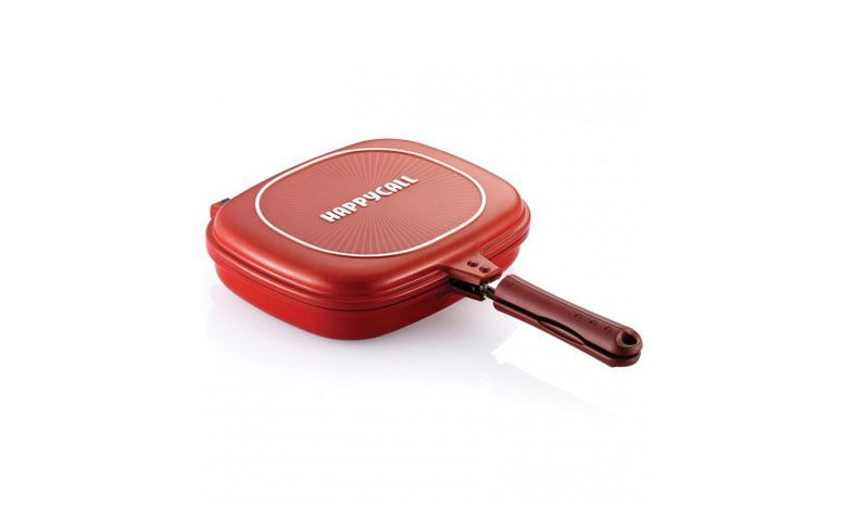 Panela dupla por R$823,39 na <a href="http://www.loopday.com.br/panela-dupla-diamond-double-pan-jumbo-vermelha-happycall" target="blank_">Loop Day</a>