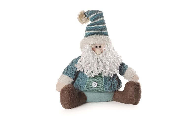 Santa Claus sentado con ropa azul de R $ 96.86 en Magazine 25