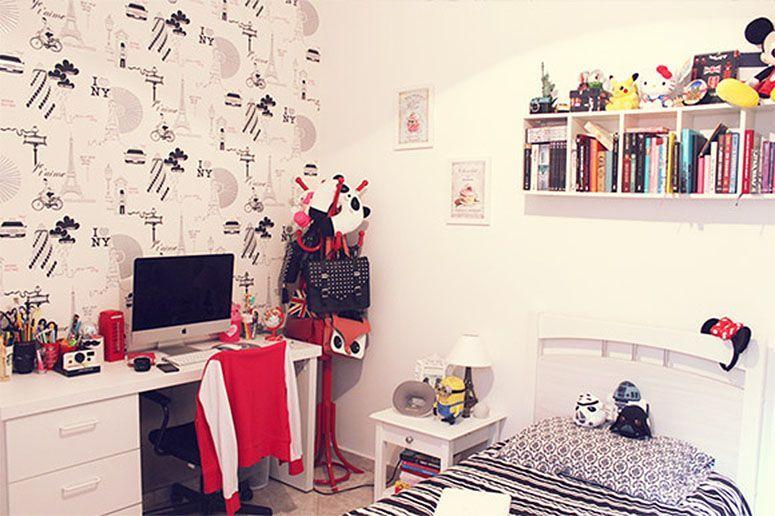Foto: Reprodução / <a href="http://www.naoprovoque.com.br/index.php/2013/12/decoracao-do-meu-quarto-room-tour/" target="_blank">Não Provoque</a>