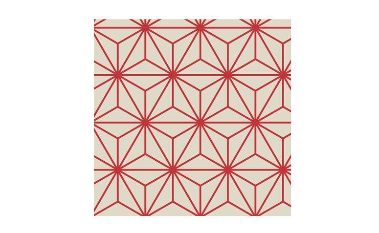 Papel de parede adesivo geométrico vermelho (rolo) por R$ 159,00 na <a href="http://www.stickdecor.com.br/pd-1976a0-papel-de-parede-adesivo-geometrico.html" target="_blank"> Stick decor </a>